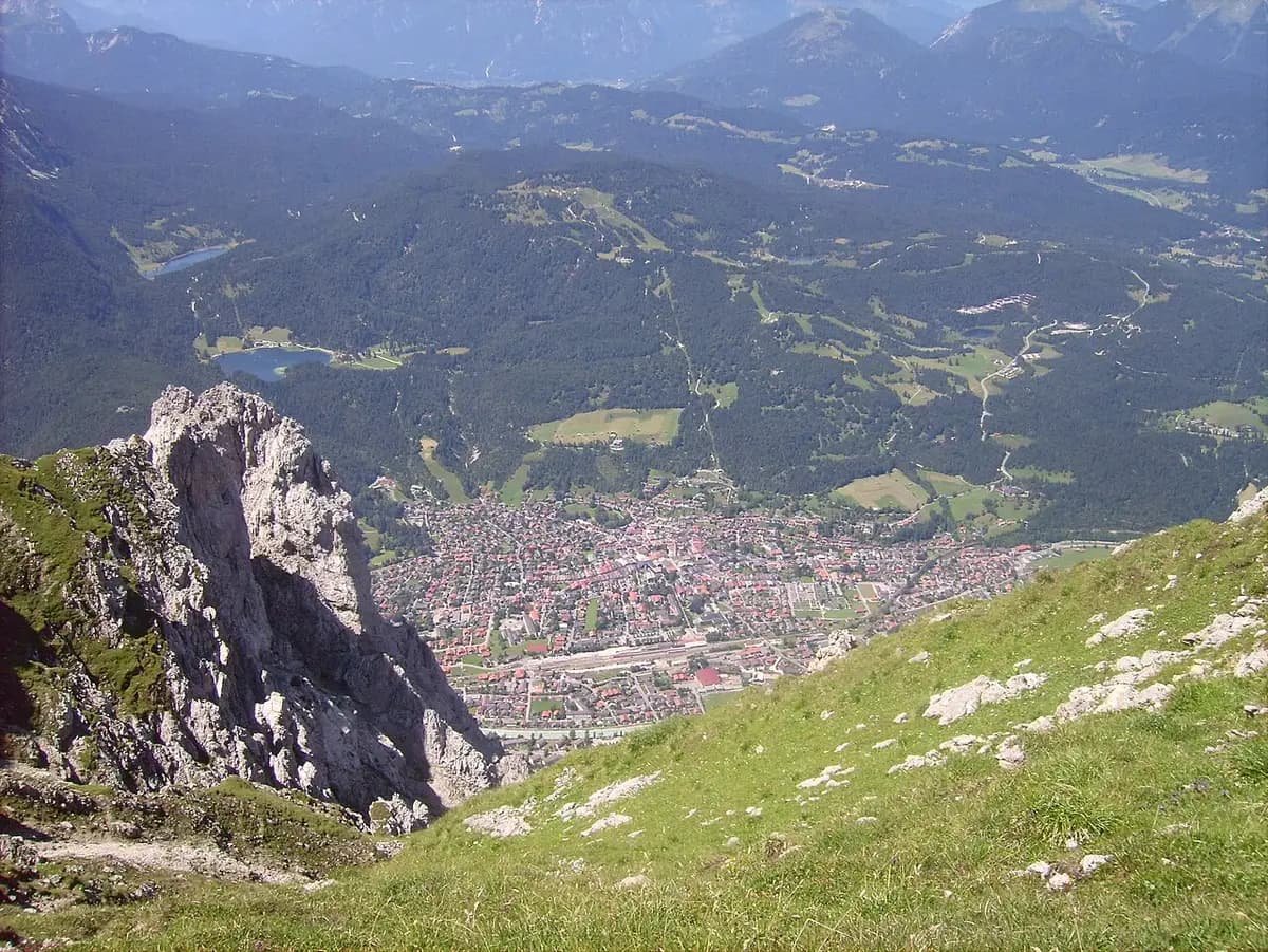 Mittenwald Stadtansicht
