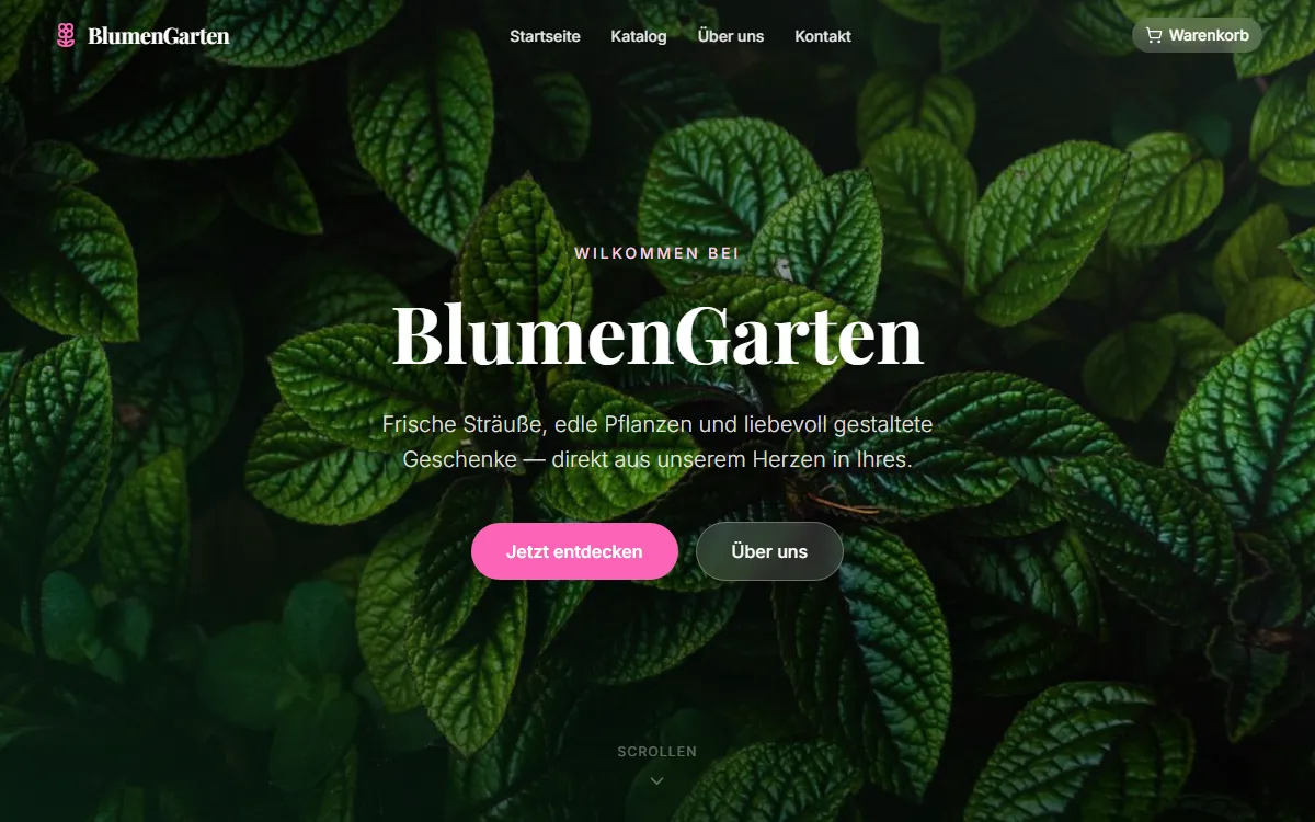 BlumenGarten — Startseite