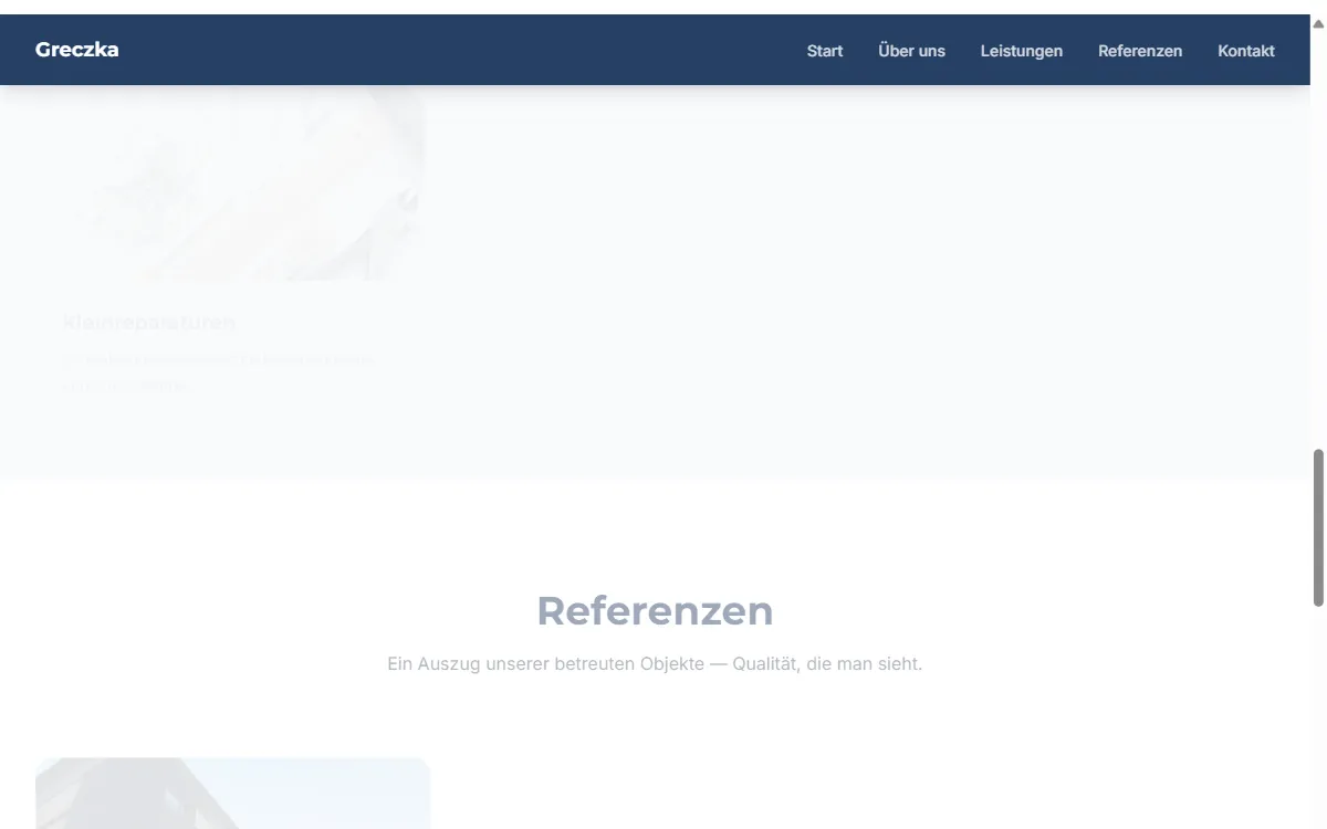 Hausmeisterservice Greczka — Referenzen