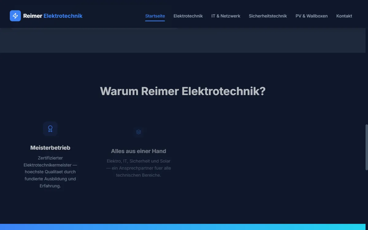 Reimer Elektrotechnik — Kontakt