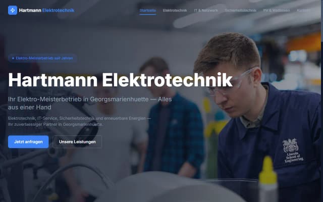 Elektriker-Website Demo
