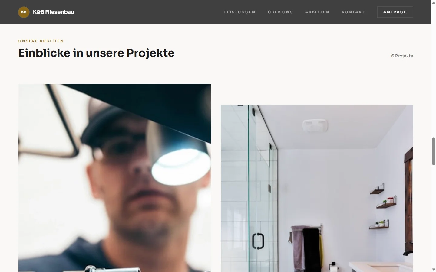 K&B Fliesenbau, Projekte