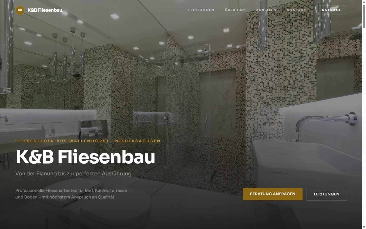 Konzeptdemo: K&B Fliesenbau, Fliesenleger & Naturstein