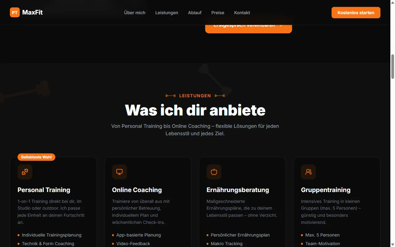 Personal Trainer Osnabrück, Über mich
